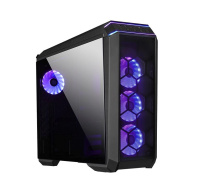 CHIEFTEC skříň STALLION 3, ATX, 1x USB-C 3.2, 2x USB 3.1, 1x USB 2.0, 4x 120mm RGB Fan, černá