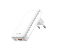 WG - Síťová nabíječka GaN 2x USB, 1x USB-C 30W + 1x USB-A 18W, white