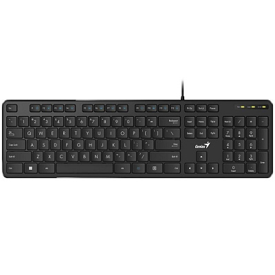 GENIUS klávesnice Slimstar M200 Copilot / Drátová/ USB/ černá/ CZ+SK layout
