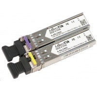 MikroTik SFP (miniGBIC) modul S-45/54LC80D, SM, 80km, 1.25G (pár)