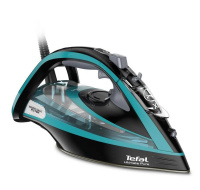 Tefal Ultimate Pure FV9844E0 napařovací žehlička, 3200 W, funkce Anti Drip, automatické vypínání, tyrkysová