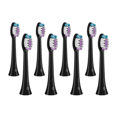 TrueLife SonicBrush Clean-series heads Sensitive black 8 pack