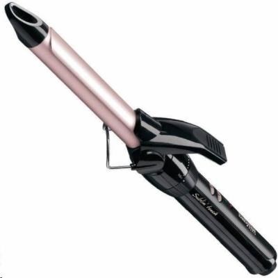 BaByliss C319E kulma na vlasy, průměr 19 mm, keramický povrch, 10 nastavení teplot, studená špička, integrovaný stojánek