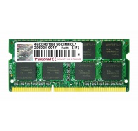 TRANSCEND SODIMM DDR3 4GB 1066MHz 2Rx8 CL7 JetRam™ Retail