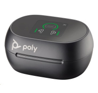 Poly Voyager Free 60+ MS Teams bluetooth headset, BT700 USB-A adaptér, dotykové nabíjecí pouzdro, černá