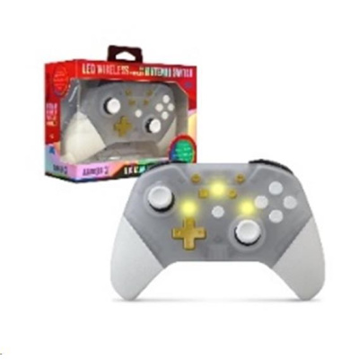 Armor3 NuChamp Wireless Controller for Nintendo Switch (Clear LED)