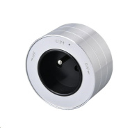 Viking zásuvkový modul A30, zásuvka 230 V, stříbrná