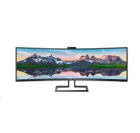 Philips MT VA LED 48,8" 499P9H/00 - VA panel, 5120x1440, 2xHDMI, DP, USB-C, RJ45, repro, nast vyska, zakriven, webcam