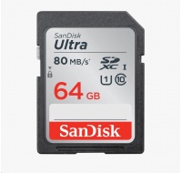 SanDisk SDXC karta 64GB Ultra (100MB/s Class 10 UHS-I)