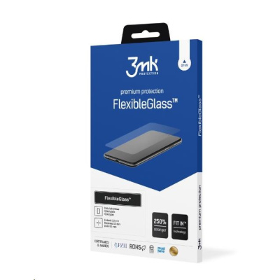 3mk hybridní sklo FlexibleGlass pro dotykový monitor, rozměr 530 x 300 mm - up to 25"