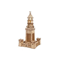 Ugears 3D dřevěné mechanické puzzle Alexandrijský maják