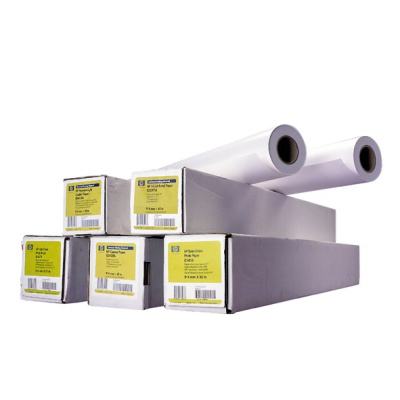 HP Bright White Inkjet Paper MULTIPACK, 119 microns (4.7 mil) • 90 g/m2 (24 lbs) • 610 mm x 45.7 m , 4x C6035A - 4 role