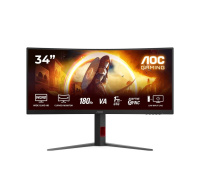 AOC MT 34" CU34G4 - 3440x1440,VA,180Hz,2xHDMI,DP,Pivot,Zakřivený
