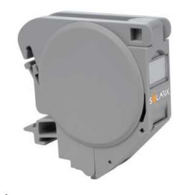 Solarix Drziak keystonu 1 x RJ45 na DIN listu sedy