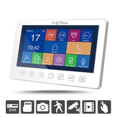 Veria LCD monitor videotelefonu 7076B bílý