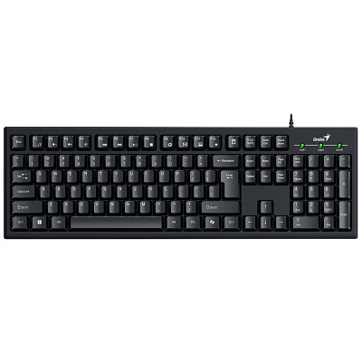 GENIUS klávesnice Smart KB-100, Drátová, USB, černá, CZ+SK layout