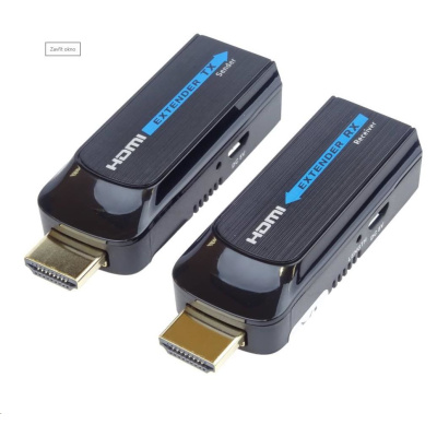 PREMIUMCORD HDMI extender na 50m přes jeden kabel Cat6