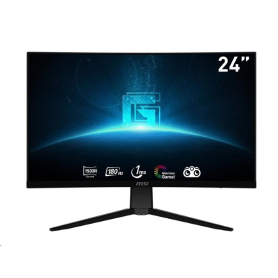 MSI LCD Gaming G2422C, 23.6", VA, 180Hz, VESA 75x75, Black