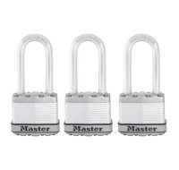 Master Lock Titanový visací zámek - Excell - 45mm (3 ks / blistr)