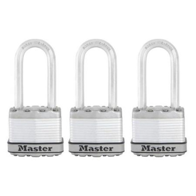 Master Lock Titanový visací zámek - Excell - 45mm (3 ks / blistr)