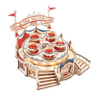 RoboTime 3D skládačka hrací skříňka Kolotoč šálkový vír